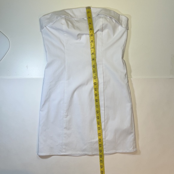 NWT: Glassons strapless, white, mini bodycon - Picture 10 of 12